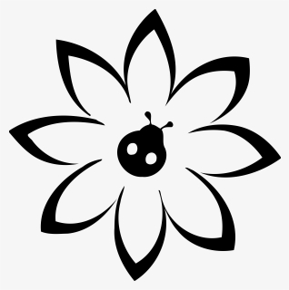 Flower With Ladybug, HD Png Download, Free Download