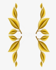 Free Png Download Gold Leaves Decoration Clipart Png, Transparent Png, Free Download