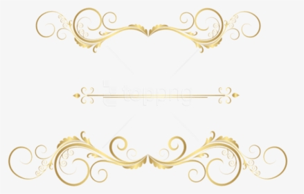 Download Gold Decorative Clipart, HD Png Download, Free Download