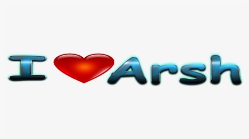 Arsh Love Name Heart Design Png, Transparent Png, Free Download