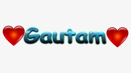 Gautam Love Name Heart Design Png, Transparent Png, Free Download