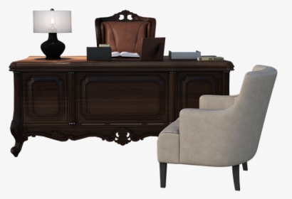 Office, Desk, Chairs, Lamp, Computer, Furniture, Work, HD Png Download, Free Download