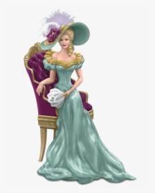 Victorian Era Figurine Woman Lady Collectable, HD Png Download, Free Download