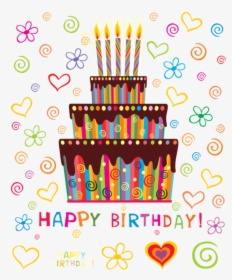 Happy 1st Birthday Cake Png, Transparent Png, Free Download