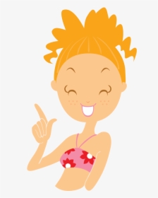 Beach Girl Finger Icon, HD Png Download, Free Download
