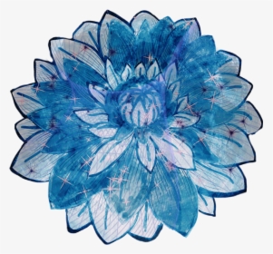 #freetoedit #dahlia #flower #blueflower #blue, HD Png Download, Free Download