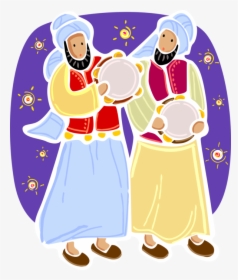 Vector Illustration Of Middle Eastern Muslim Men Play, HD Png Download, Free Download