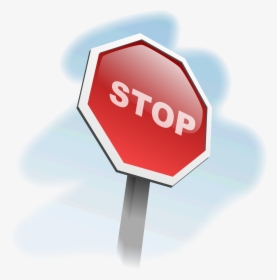 Stop Sign Angled 2 Clip Arts, HD Png Download, Free Download