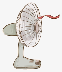 Cartoon Hand Drawn Creative Fan Png And Psd, Transparent Png, Free Download