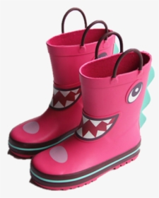 Kids 3d Soft Shark Waterproof Gum Shiny Rain Boot For, HD Png Download, Free Download