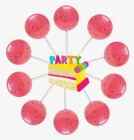 Birthday Cake Lollipop Bag, HD Png Download, Free Download