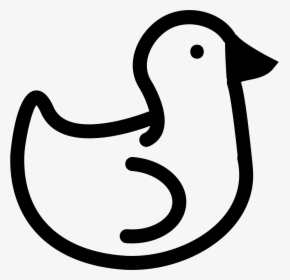 Duck Side View Outline Comments, HD Png Download, Free Download