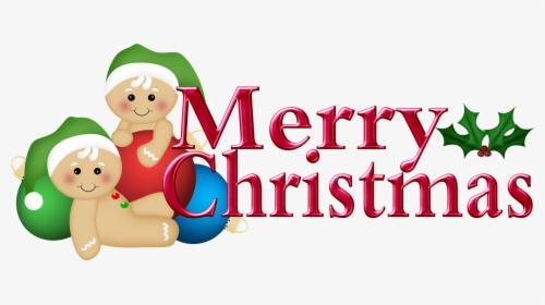 Merry Christmas Word Art Png, Transparent Png, Free Download