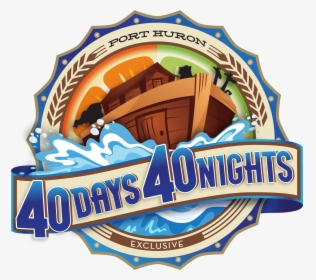 40 Days 40 Nights Special Event Logo" 							 Width="1676", HD Png Download, Free Download