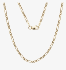 A&m 14k Gold Thin Figaro Necklace, HD Png Download, Free Download