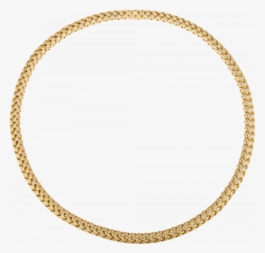18kt Yellow Gold Vannerie Necklace, HD Png Download, Free Download