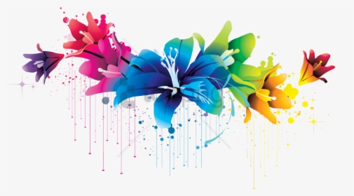 Free Png Colorful Floral Design Png Png Image With, Transparent Png, Free Download