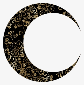 Gold Floral Crescent Moon Mark Ii 7 Clip Arts, HD Png Download, Free Download