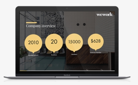 Wework Pitch Deck Template 1, HD Png Download, Free Download