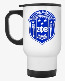 Zeta Phi Beta White Travel Mug, HD Png Download, Free Download