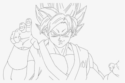 Ssgss Goku Drawings, HD Png Download, Free Download