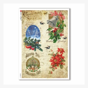 Victorian Christmas Rice Paper, HD Png Download, Free Download