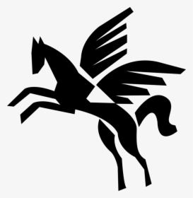 Vector Illustration Of Pegasus Winged Divine Stallion, HD Png Download, Free Download