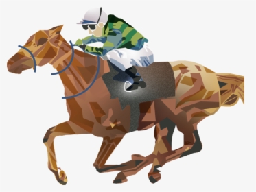 Horse Riding Racing Illustration Horse Racing Animal, HD Png Download, Free Download