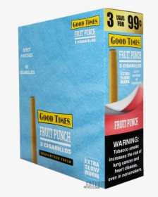 Good Times Cigarillos Fruit Punch Box, HD Png Download, Free Download