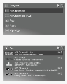 Siriusxm Music For Business Sxbr2 Channel Selection, HD Png Download, Free Download