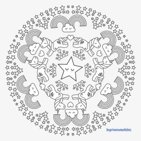 Mandala De Unicornios Para Niños, HD Png Download, Free Download