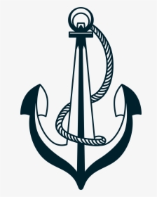 Jpg Black And White Stock Anchor With Bow Clipart, HD Png Download, Free Download