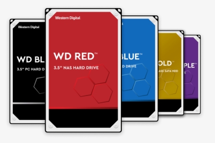 Wd Black Drive, Wd Red Drive, Wd Blue Drive, Wd Purple, HD Png Download, Free Download
