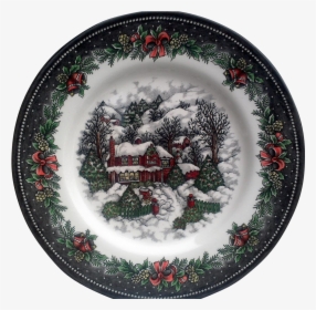 Christmas Dinner Plate Png, Transparent Png, Free Download