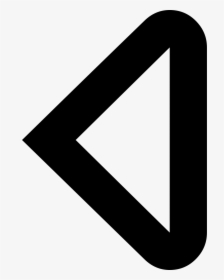 Media Play Reverse Outline, HD Png Download, Free Download