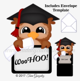 Owl Grad Gift Card, HD Png Download, Free Download