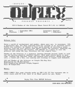 Ico - And - Shadow - Of - The - Colossus - Fw - 3 -, HD Png Download, Free Download
