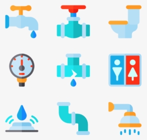 Plumber Icons Free Vector, HD Png Download, Free Download
