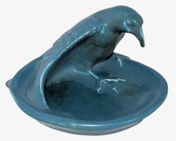 Vintage Rookwood Pottery Raven Rook Bird Tray Number, HD Png Download, Free Download