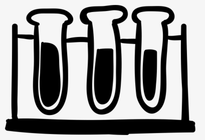 Test Tubes Hand Drawn Tools, HD Png Download, Free Download