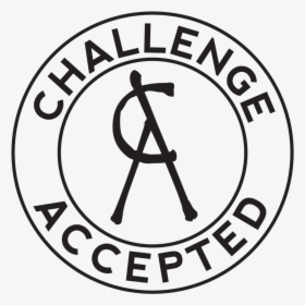 Challenge Accepted Logo V1, HD Png Download, Free Download
