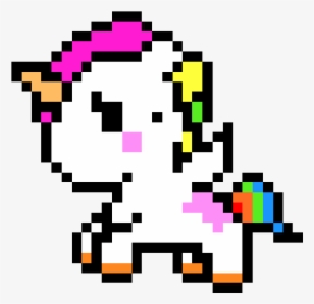Pixel Art Unicorn Easy, HD Png Download, Free Download