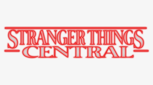 Stranger Things Title Png, Transparent Png, Free Download