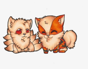 Arcanine And Ninetails By Czaria, HD Png Download, Free Download