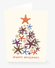 Starfish Atop The Tree Holiday Card Boxed Set, HD Png Download, Free Download