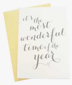 Most Wonderful Time Christmas Christmas Holiday Card, HD Png Download, Free Download