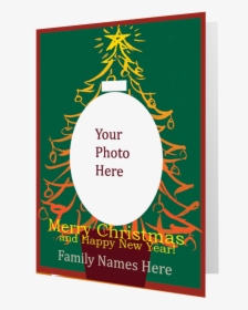 Artist Signature Holiday Photo Card "ombri Christmas, HD Png Download, Free Download