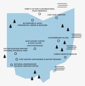 Image Map Of Ohio, HD Png Download, Free Download