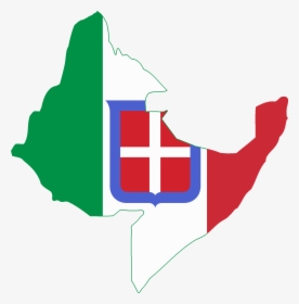 Flag Map Of Italian East Africa, HD Png Download, Free Download