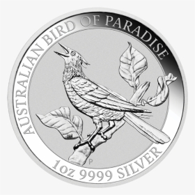 04 2019 Bird Of Paradise 1oz Silver Bullion Straighton, HD Png Download, Free Download